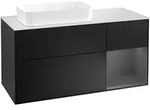 Villeroy & Boch Waschbeckenunterschrank Finion F28, 1200x603x501 mm, Black Matt