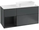 Villeroy & Boch Waschbeckenunterschrank Finion F27, Midnight Blue Matt Lacquer,