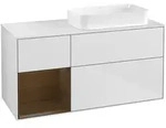 Villeroy & Boch Waschbeckenunterschrank Finion F68, Eckig, White Matt Lacquer /