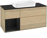Villeroy & Boch Waschbeckenunterschrank Finion F29, Eckig Oak Veneer,...