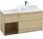 Villeroy & Boch Waschbeckenunterschrank Finion F39, Eckig, Oak Veneer...