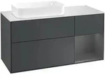 Villeroy & Boch Waschbeckenunterschrank Finion F281GK, Midnight Blue Matt...