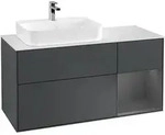 Villeroy & Boch Waschbeckenunterschrank Finion F40, Midnight Blue Matt Lacquer,...