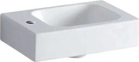Geberit 124836600, Geberit Wandwaschtisch "iCon XS", rechteckig, Hahnlochposition