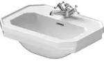 Handwaschbecken 1930 500 mm mit &Uuml;L, mit HLB, 1 HL, wei&szlig;