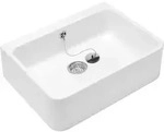 Villeroy & Boch O.novo Sp&uuml;lbecken 595x500mm Rechteck mit &Uuml;berlauf Wei&szlig; Alpin