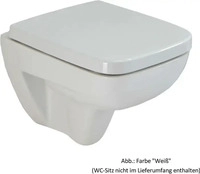 Geberit 206145600, Geberit Wand-Tiefsp&uuml;l-WC Compact "Renova Compact Square" in wei&szlig;