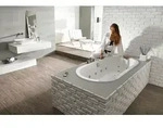 Hoesch Badewanne &bdquo;Starck 2&ldquo; oval 175 &times; 80 cm in Wei&szlig;