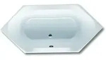 Hoesch Badewanne &bdquo;Spectra&ldquo; sechseck 180 &times; 80 cm in Wei&szlig;