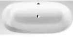 Duravit Badewanne &bdquo;Cape Cod&ldquo; vorwand oval 1900 &times; 900 mm, links in Wei&szlig; (matt)