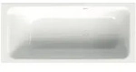 BetteSelect Badewanne Rechteck mit seitlichem &Uuml;berlauf, wei&szlig;, glasierter