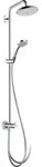 Hansgrohe Croma Showerpipe 220 Reno chrom &ndash; hochwertige Duschsystem mit RainAir