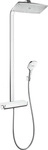 Hansgrohe 27112400, Hansgrohe Showerpipe Raindance E weiss/chrom, 360 x 190 mm,