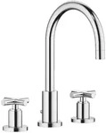 Dornbracht TARA Waschtisch-Dreilochbatterie Chrom, Ausladung 165 mm, schwenkbarer