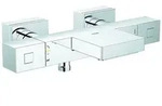Thermostat-Wannenbatterie Grohtherm Cube 34497, Wandmontage, eigensicher