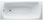 Einbau-Badewanne PALLADIUM 800x1800x430 aus Stahl inklusive Schallschutz wei&szlig;