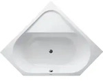 Duravit Badewanne &bdquo;D-Code&ldquo; eck 1400 &times; 1400 mm, Mittelablauf in Wei&szlig;