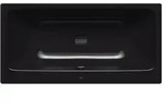 Kaldewei ASYMMETRIC DUO Badewanne, schwarz, 1800x900 mm, 400 mm Tiefe