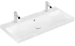 Villeroy & Boch Avento Schrankwaschtisch 1000x470mm Rechteck 2HL. Wei&szlig; Alpin