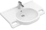Villeroy & Boch Waschbecken ViCare, oval, 810x560x185 mm, wei&szlig; Alpin AntiBac