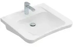 Villeroy & Boch ViCare Waschbecken 650x550mm Rechteck 1HL. o. &Uuml;L. Wei&szlig; Alpin
