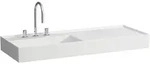 Waschtisch Kartell &bull; 460x1200x150 1 Hahnloch ohne &Uuml;berlauf Ablage rechts...