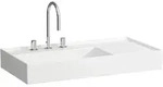 Waschtisch Kartell &bull; 460x900x150 1 Hahnloch ohne &Uuml;berlauf versteckter Ablauf