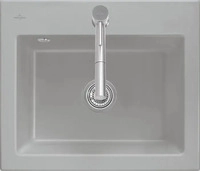 Villeroy & Boch 33092Fi4, Villeroy & Boch Subway 60 S flat fl&auml;chenb&uuml;ndige Sp&uuml;le