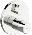 HansaLIVING Duscharmatur Thermostat Fertigmontageset f&uuml;r Brausebatterie 8113 Rosette