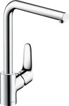 Hansgrohe 31817000, Hansgrohe Sp&uuml;ltischmischer Focus M41, 1-Jet, Chrom, ComfortZone