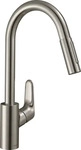 Hansgrohe 31815800, Hansgrohe Focus M41 Einhebel-K&uuml;chenmischer mit Ausziehbrause,