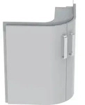 Geberit Renova Compact Unterschrank f&uuml;r Eckwaschtisch, hellgrau, 69x60.4x55...