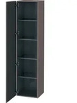 Duravit Hochschrank &bdquo;L-Cube&ldquo; 40 &times; 176 &times; 36,3 cm Basalt Matt