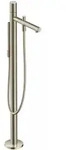 Hansgrohe AXOR Uno Einhebel-Wannenmischer bodenstehend mit Zerogriff Brushed Nickel