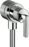 Hansgrohe 39882000, Hansgrohe AXOR Citterio Wandanschluss Stop Chrom, DN15 Farbe: