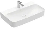 Villeroy & Boch Finion Waschbecken 800x470mm Rechteck TitanCeram Wei&szlig; Alpin