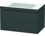 Duravit M&ouml;belset c-shaped Set wandh&auml;ngend wandh&auml;ngend &bdquo;L-Cube&ldquo; 80 &times; 50...