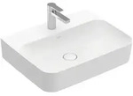 Villeroy & Boch Finion Waschbecken TitanCeram 600x470mm Rechteck 1HL. m. verd. &Uuml;L.