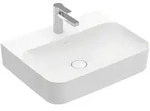 Villeroy & Boch Waschbecken Finion 416861 - Rechteck, 600x470x164mm, wei&szlig; Alpin