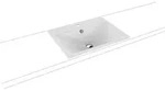 Kaldewei SILENIO Einbauwaschtisch, alpinwei&szlig;, Perl-Effekt, 600 x 460 mm, 14 mm