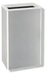 HEWI Papierabfallbeh&auml;lter Serie 805, Edelstahl, 25 Liter, Reinwei&szlig;