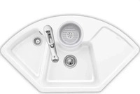Villeroy & Boch 670801R1, Villeroy & Boch Ecksp&uuml;le Solo Eck, Rechteck, Wei&szlig; Alpin