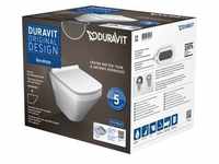 Duravit Wand-Tiefspül-WC Compact inkl. WC-Sitz „DuraStyle“ 37 × 48 × 39,8 cm,