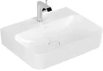 Villeroy & Boch Finion Waschbecken 600x470mm Rechteck TitanCeram Stone White
