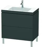 Duravit Waschtischunterschrank bodenstehend &bdquo;L-Cube&ldquo; 80 &times; 69,8 &times; 48 cm Graphit