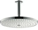 Hansgrohe Raindance Select S Kopfbrause 300 2jet mit Deckenanschluss, Wei&szlig;/Chrom