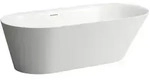 Laufen Badewanne &bdquo;Kartell&ldquo; freistehend oval 171,5 &times; 81,4 cm in Wei&szlig;