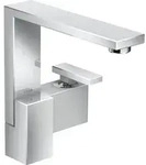 Hansgrohe AXOR Edge Einhebel-Waschtischmischer 190 mit Push-Open Ablaufgarnitur...