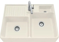 Villeroy & Boch 632300FU, Villeroy & Boch Sp&uuml;lstein Doppelbecken 632300, 895x630mm
