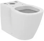 Standtiefsp&uuml;lkombi Connect, Abgang waagrerecht verdeckt, 360x660x775mm, Wei&szlig;